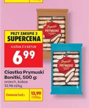 Ciastka Prymuski kokos Bonitki +1 wariant