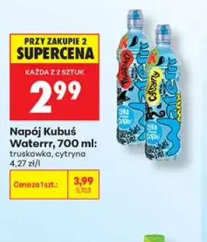 Napój Kubuś Waterrr truskawka +1 wariant