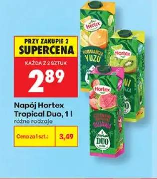 Napój Hortex Tropical Duo pomarańcza yuzu +2 warianty