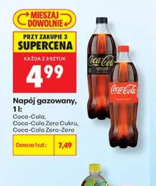 Napój gazowany Coca-Cola +2 warianty