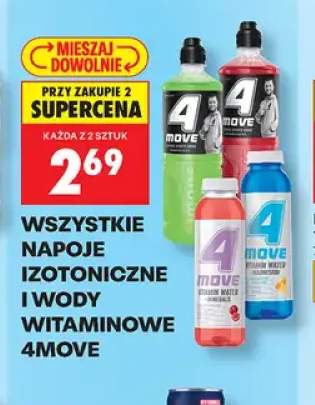 Napoje izotoniczne i wody witaminowe 4Move +3 warianty