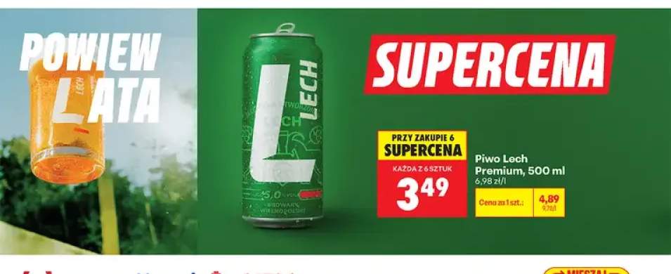 Piwo Lech Premium
