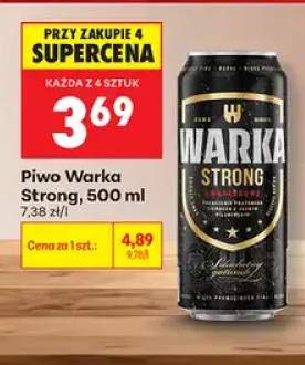 Piwo Warka Strong