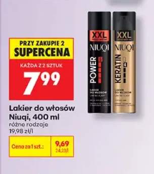 Lakier do włosów Niuqi