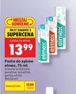 Pasta do zębów Elmex Sensitive Gentle White +2 warianty