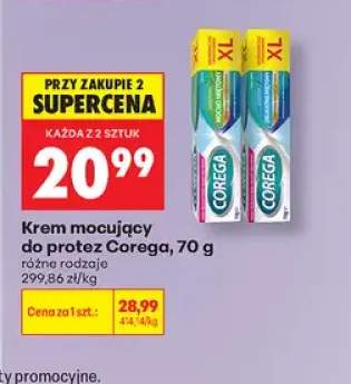 Krem mocujący do protez Corega Delikatnie Miętowy XL +1 wariant