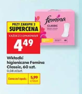 Wkładki higieniczne Femina Classic