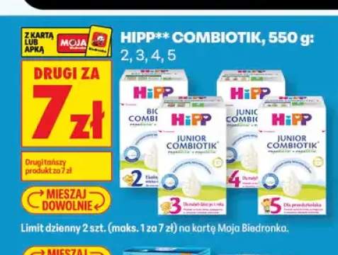 Mleko modyfikowane HiPP Combiotik 3 +3 warianty