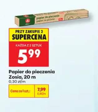 Papier do pieczenia Zosia 20 m