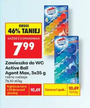 Zawieszka do WC Active Ball Agent Max 3-pak 35 g