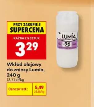 Wkład olejowy do zniczy Lumia