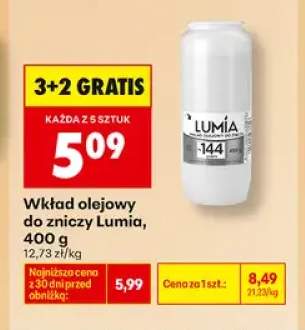 Wkład olejowy do zniczy Lumia