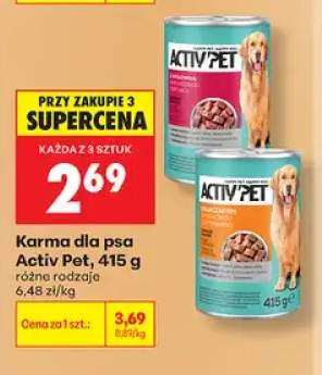 Karma dla psa Activ Pet z wołowiną +1 wariant