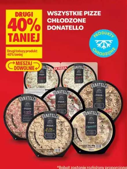 Pizze chłodzone Donatello +5 wariantów