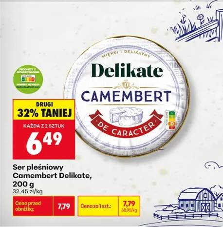Ser pleśniowy Camembert Delikate