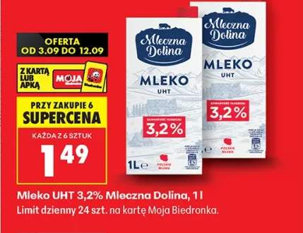 Mleko UHT Mleczna Dolina 3,2%