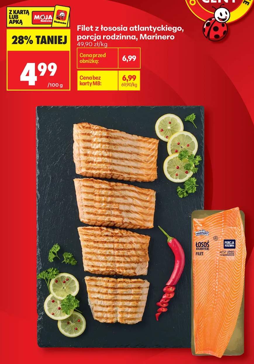 Filet z łososia atlantyckiego porcja rodzinna Marinero