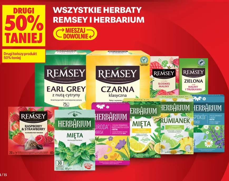 Herbaty Remsey i Herbarium +10 wariantów