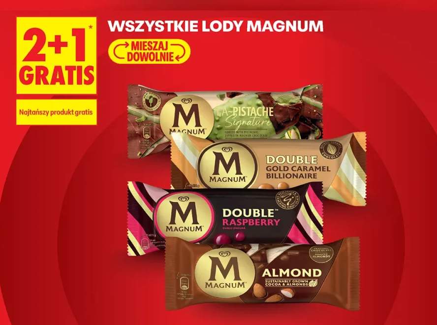 Lody Magnum +4 warianty