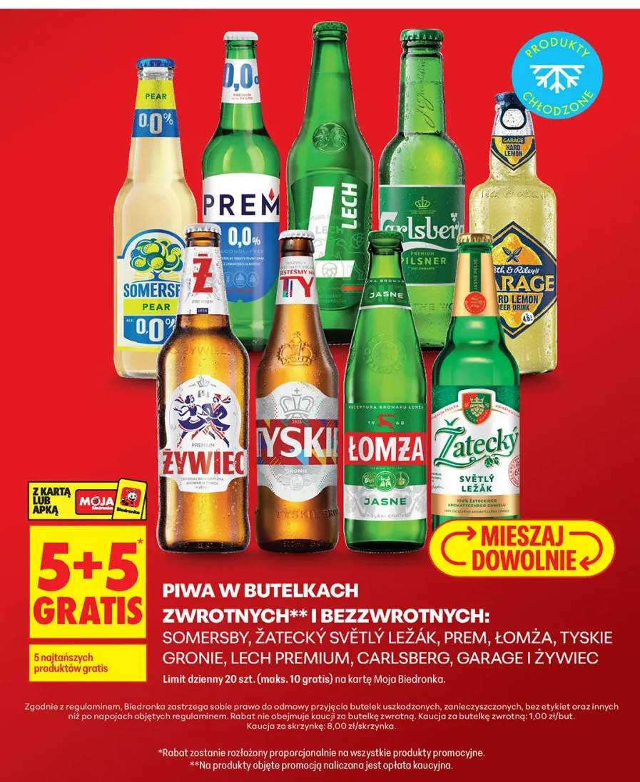 Piwo bezalkoholowe Somersby Pear +8 wariantów