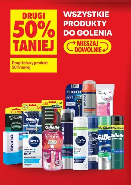 Produkty do golenia +9 wariantów
