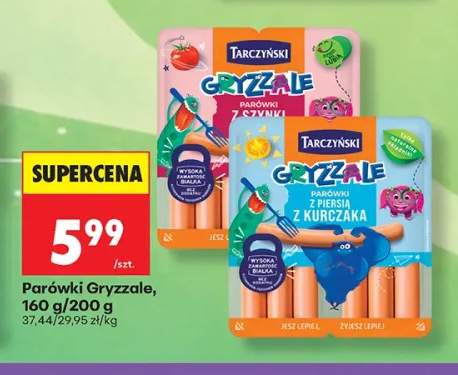 Parówki Gryzzale z szynki Tarczyński +1 wariant