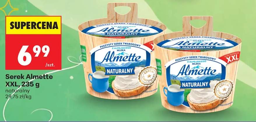 Serek Almette naturalny XXL