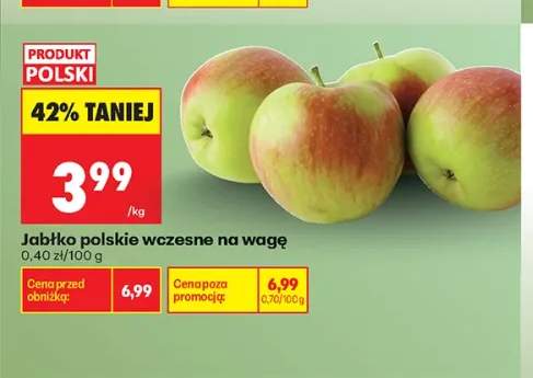 Jabłka polskie wczesne