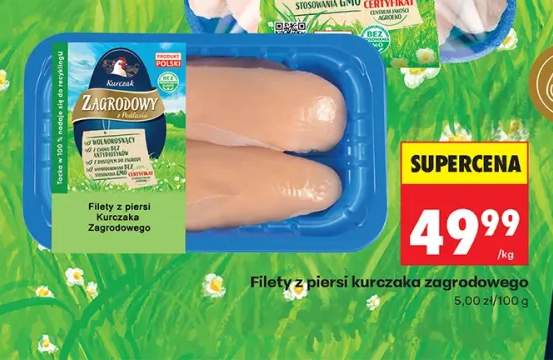 Filety z piersi kurczaka zagrodowego