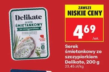 Serek śmietankowy ze szczypiorkiem Delikate