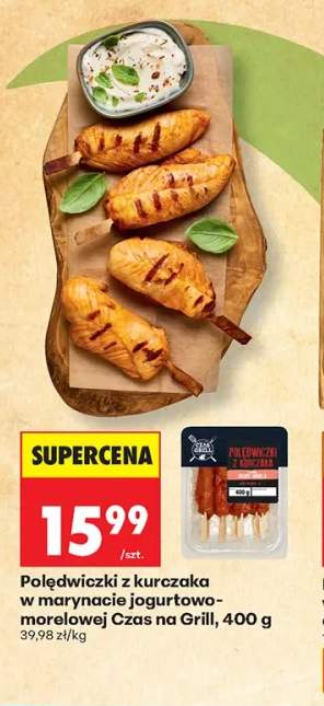 Polędwiczki z kurczaka w marynacie jogurtowo-morelowej Czas na Grill