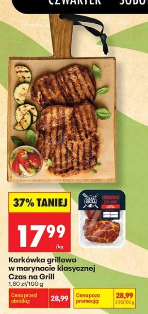 Karkówka grillowa w marynacie klasycznej Czas na Grill