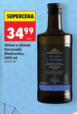 Oliwa z oliwek Koroneiki Biedronka