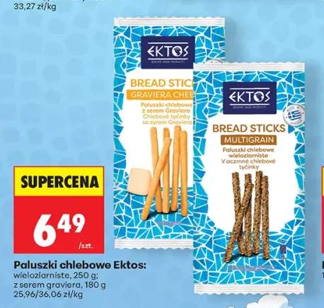 Paluszki chlebowe Ektos wieloziarniste +1 wariant