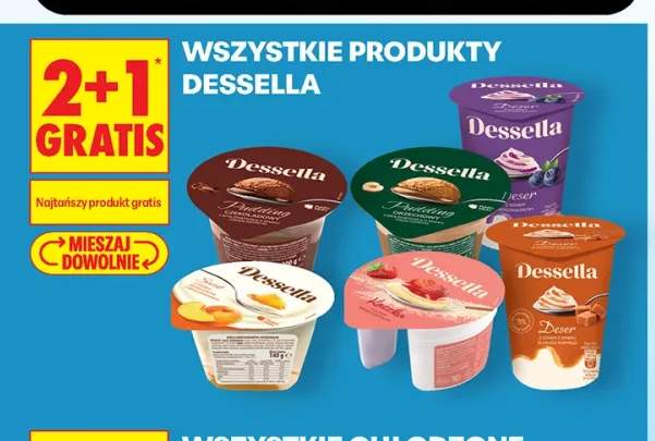 Pudding czekoladowy Dessella +6 wariantów