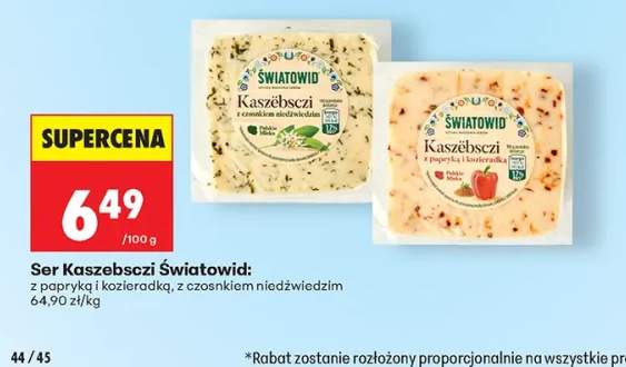 Ser Kaszëbsczi Światowid z czosnkiem niedźwiedzim +1 wariant