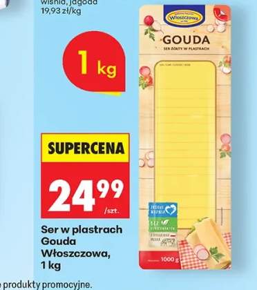 Ser w plastrach gouda Włoszczowa
