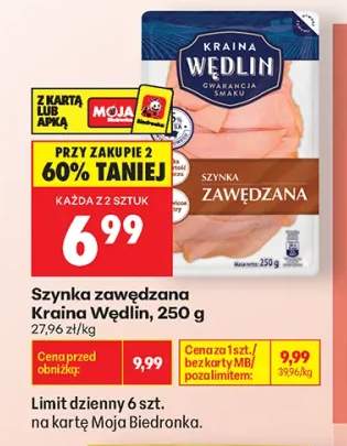 Szynka zawędzana Kraina Wędlin