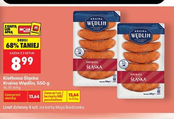 Kiełbasa śląska Kraina Wędlin