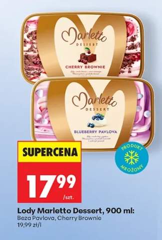 Lody Marletto Dessert Beza Pavlova +1 wariant