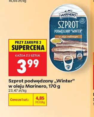 Szprot podwędzany Winter w oleju Marinero