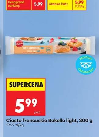 Ciasto francuskie Bakello light