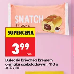 Bułeczki brioche z kremem o smaku czekoladowym Snatch