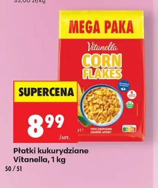 Płatki kukurydziane Vitanella