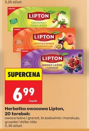 Herbatka owocowa Lipton owoce leśne i granat +2 warianty