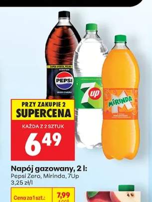 Napój gazowany Pepsi Zero +2 warianty