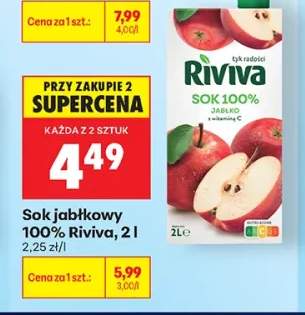 Sok jabłkowy Riviva 100%