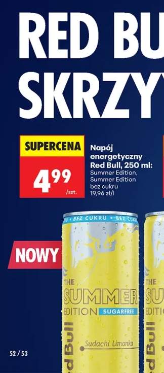 Napój energetyczny Red Bull Summer Edition +1 wariant