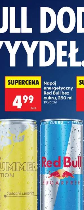 Napój energetyczny Red Bull bez cukru