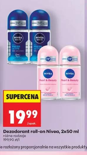 Dezodorant roll-on Nivea 2-pak